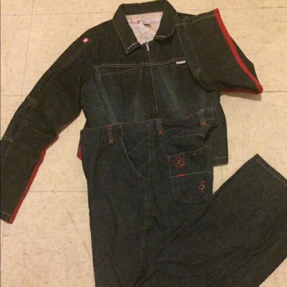 ECKO'RED JEAN SUIT SIZE 13/ XL